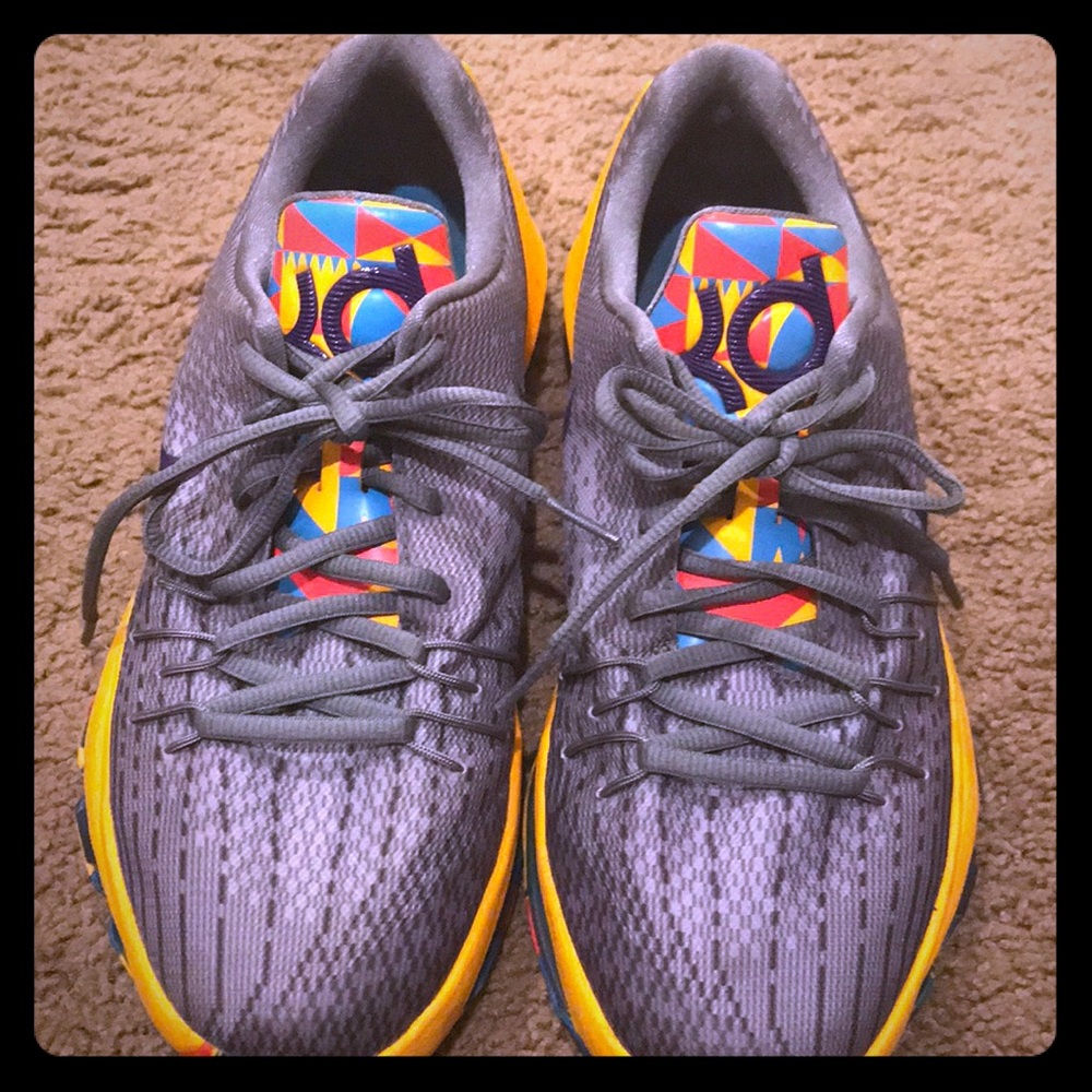 Nike KD 8’s - Multicolor - RARE COLOR Combo